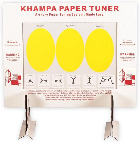 DIY Archery Paper Tuning Kit with Stand & Replaceable Target Sheets in Saudi Arabia