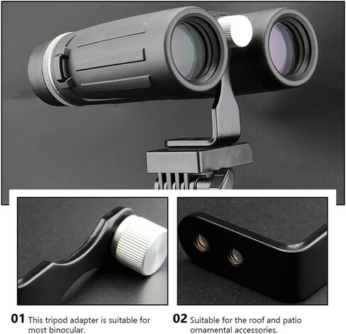 Universal Binoculars Tripod Adapter with Screw Hole and Thumb Wheel Bolt in Saudi Arabia