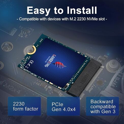GAMERKING M.2 2230 SSD 2TB PCIe NVMe Gen 4.0X4 Internal Solid State Drive in Saudi Arabia