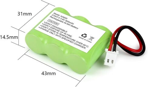 JINTION 3.6V 2/3AA 800 mAh Battery Replacement for Kaito KA500 KA550 KA600 5-Way Weather Alert Shortwave Radio, Eton/GRUNDIG FR200 FR200G FR250 FR300 FR350 FR370 FR400 FR405 FR600 FR600B Radio in Kuwait