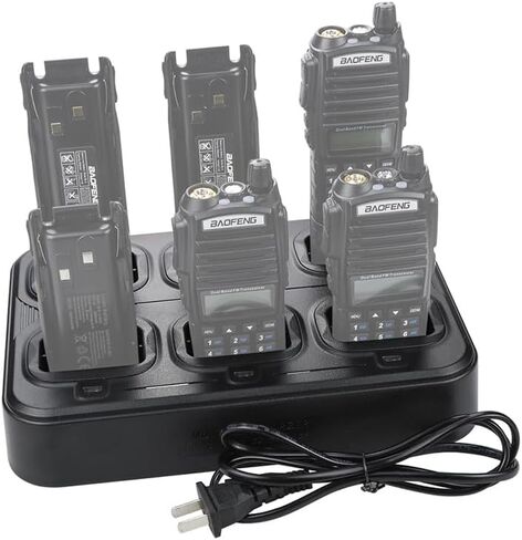 UV-82 6-Bay Charger for Baofeng UV-82HP GMRS-V2 MURS-V1 in Saudi Arabia