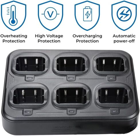 UV-82 6-Bay Charger for Baofeng UV-82HP GMRS-V2 MURS-V1 in Saudi Arabia