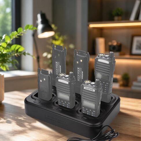 UV-82 6-Bay Charger for Baofeng UV-82HP GMRS-V2 MURS-V1 in Saudi Arabia