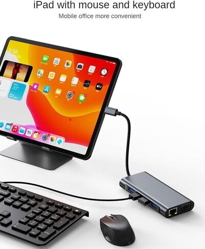 1000M Network Port,100W PD Fast Charging,4K60HZ HDMI,11-in-1 USB-C Hub Docking Station, Dual Card Reader, USB,VGA, HDMI, RJ45 in Saudi Arabia