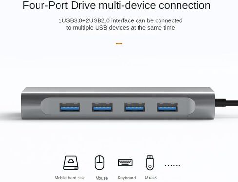 1000M Network Port,100W PD Fast Charging,4K60HZ HDMI,11-in-1 USB-C Hub Docking Station, Dual Card Reader, USB,VGA, HDMI, RJ45 in Saudi Arabia