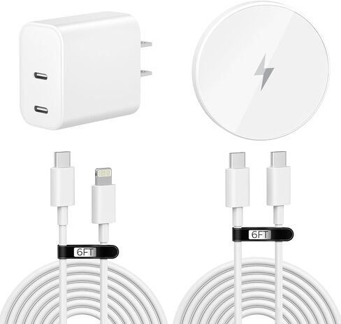 [Apple MFi Certified]Magnetic Charger for iPhone,15W Apple Mag safe Charger in Kuwait
