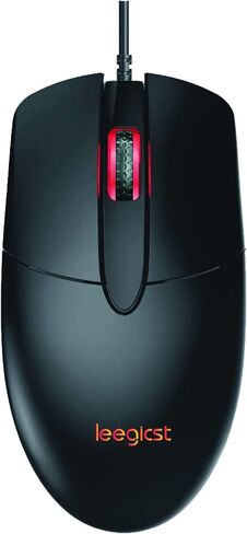 M102 Wired USB Optical Mouse (Black), 3-Button, Ergonomic Design, 1000 DPI, for Computers, Laptops, Chromebook, MacBook, PC, Comfort Size, Ambidextrous, Modern Style in Saudi Arabia