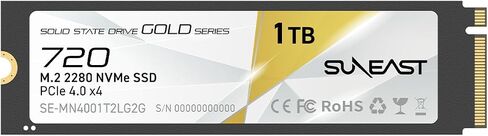 SUNEAST 1TB M.2 2280 PCIe4.0 NVMe Gen4x4 Internal SSD Gold in Saudi Arabia