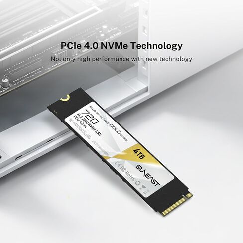 SUNEAST 1TB M.2 2280 PCIe4.0 NVMe Gen4x4 Internal SSD Gold in Saudi Arabia