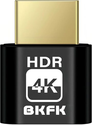 HDMI Dummy Plug 4K HDR,Virtual Monitor EDID Emulator, Headless Display Adapter,Headless hdmi Adapter，hdmi Dummy，Supports up to 4k@60Hz,1080@120Hz(4K-HDR-1P) in Saudi Arabia