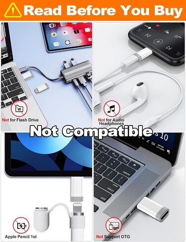 𝟒𝐏𝐚𝐜𝐤 𝐔𝐩𝐠𝐫𝐚𝐝𝐞𝐝 Lightning to USB C Adapter for iPhone15/16/17 Pro/17 Pro Max,Fast Charging&Data Transfer,Type C Charger Connector Cable for 17/16,Serial Adapter-Not for Headphone/OTG in Saudi Arabia