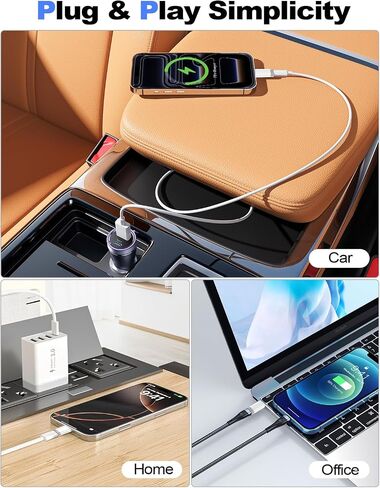 𝟒𝐏𝐚𝐜𝐤 𝐔𝐩𝐠𝐫𝐚𝐝𝐞𝐝 Lightning to USB C Adapter for iPhone15/16/17 Pro/17 Pro Max,Fast Charging&Data Transfer,Type C Charger Connector Cable for 17/16,Serial Adapter-Not for Headphone/OTG in Saudi Arabia