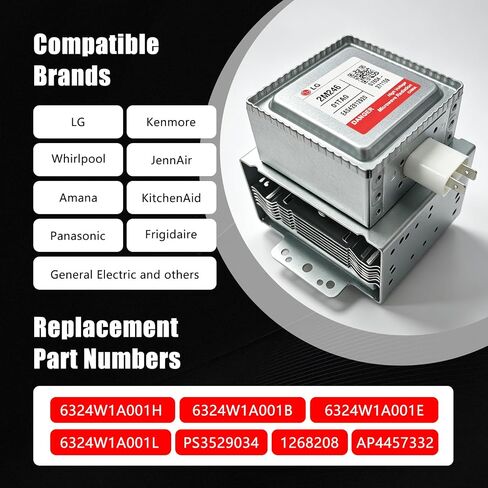 2M246 01TAG ميكروويف مغناطيسي لـ LG 6324W1A001L AP4457332 in Kuwait