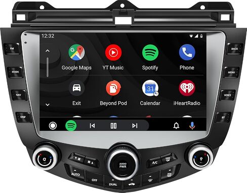 Compatible with Honda Accord 7 Models from 2004 to 2007, Android 12 car Audio, 9-inch high-Definition Touch Screen, Audio Backup Camera Multimedia Host, 4-core GPS Navigation Radio Player (2G+32G) in Saudi Arabia
