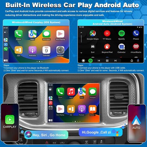 8.4" Upgrade Car Radio for Dodge Charger 2011-2014, Dodge Journey 2011-2020 in Saudi Arabia