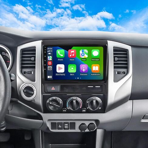 4+32GB 8 Core 1280x720 Car Radio Stereo To Toyota Tacoma 2005-2015 Android 13 Upgrade Head مع CarPlay Wireless/Wired و Android Auto/GPS NAVI/5G WiFi ، من أجل JBL & NO JBL in Kuwait
