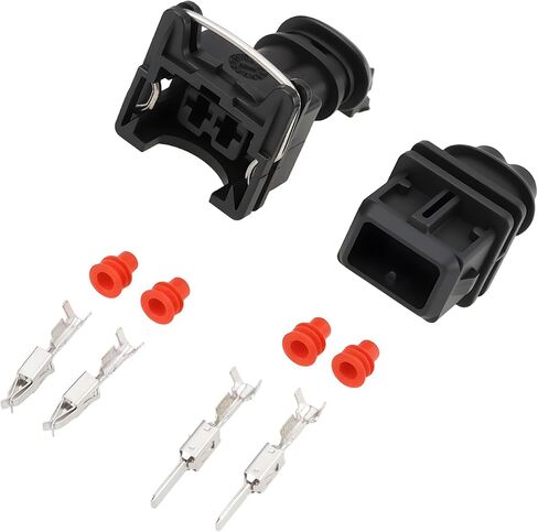 Car 2Pin Male & Female Junior Power Timer Connector Kit 282189-1 282762-1 Compatible with AMP Compatible with TYCO in Saudi Arabia