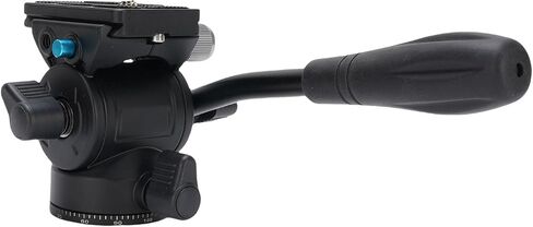Tripod Fluid Head 360° Panoramic Aluminum Alloy Video Head – 5kg Load, 3/8" Base in Kuwait