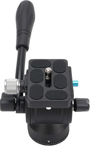Tripod Fluid Head 360° Panoramic Aluminum Alloy Video Head – 5kg Load, 3/8" Base in Kuwait