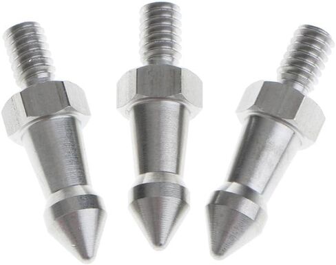 3 Pieces Tripod s Universal Nail Stainless Steel s for Monopod 1/4inch Screw Suitable for Professional Photography in Kuwait