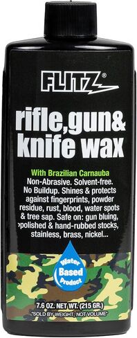 FLITZ 7.6 oz Rifle, Gun & Knife Wax + 16″ × 16″ Microfiber Cloth in Saudi Arabia