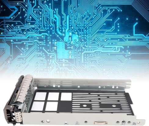 3.5 Inch SAS Server Hard Drive Tray for R730 R820 R920, Durable Hard Drive Support, Tested Replacement, 3.5 Inch, Model KG1CH, Silver Black, 1 x 4 Screw Tray, in Saudi Arabia