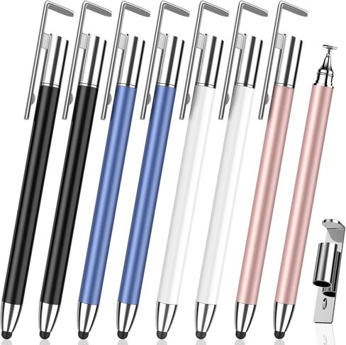 قلم MEKO Stylus لشاشة اللمس، 8 أقلام مصفف شعر مع غطاء وحامل in Kuwait