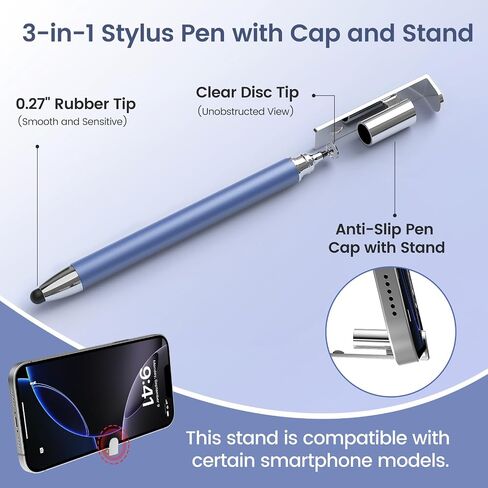 قلم MEKO Stylus لشاشة اللمس، 8 أقلام مصفف شعر مع غطاء وحامل in Kuwait