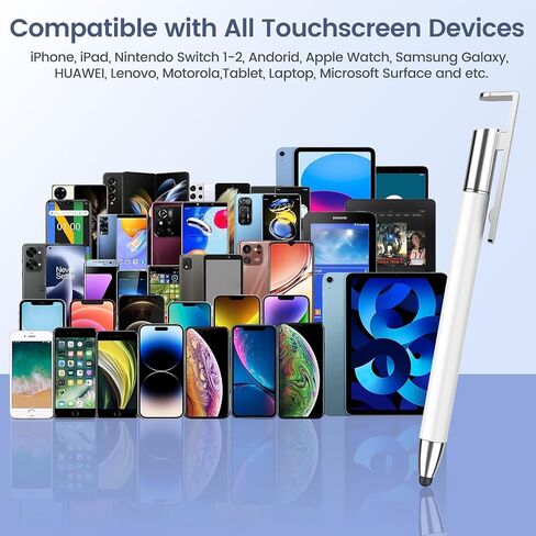 قلم MEKO Stylus لشاشة اللمس، 8 أقلام مصفف شعر مع غطاء وحامل in Kuwait