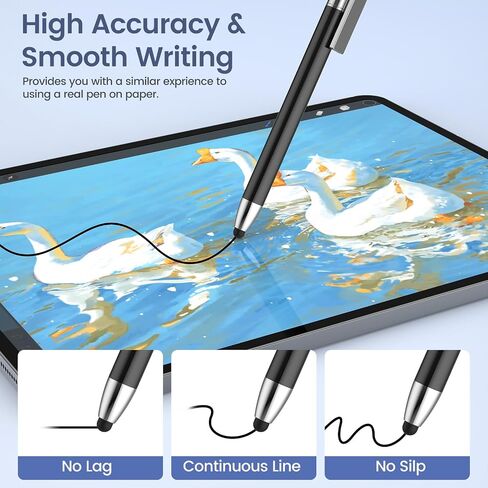 قلم MEKO Stylus لشاشة اللمس، 8 أقلام مصفف شعر مع غطاء وحامل in Kuwait