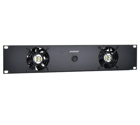 PROCOOL T280-E / 2U مروحة عادم مثبتة على حامل / نظام تبريد عالي الطاقة / خادم شبكة تبريد خزانة صناعية، لوحة مروحة مثبتة على حامل 19 بوصة in Kuwait