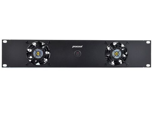 PROCOOL T280-E / 2U مروحة عادم مثبتة على حامل / نظام تبريد عالي الطاقة / خادم شبكة تبريد خزانة صناعية، لوحة مروحة مثبتة على حامل 19 بوصة in Kuwait