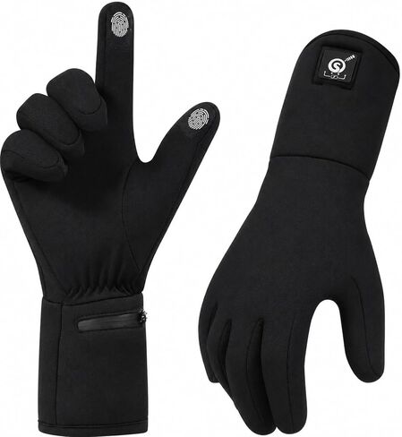 Heated Gloves for Adults, 3 Heat Settings, Rechargeable Battery XS/S in Kuwait