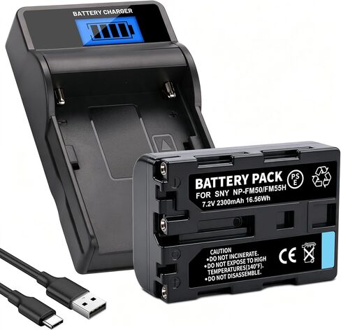 NP-FM50 Battery for Sony NP-FM30 NP-FM51 NP-FM70 NP-QM70 NP-FM90 NP-QM90 in Kuwait