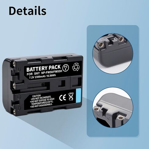 NP-FM50 Battery for Sony NP-FM30 NP-FM51 NP-FM70 NP-QM70 NP-FM90 NP-QM90 in Kuwait