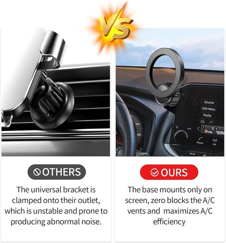 Car Phone Holder for Nissan Rogue 2021-2023 Magsafe Accessories, 9" Screen in Saudi Arabia