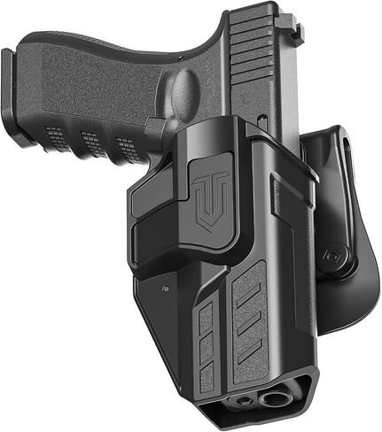 OWB Level 2 Retention Holster, Pistol Holster Compatible with Glock 17,19,19X in Saudi Arabia