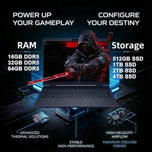 iCarp Customized Laptop Made with Dell Alienware 16X Aurora Gaming AI Laptop 16" WQXGA 240Hz Intel 24-core Ultra 9 275HX 16GB/32GB/64GB DDR5 512GB/1TB/2TB/4TB SSD GeForce RTX 5070 WiFi 7 Win11 Pro in Kuwait
