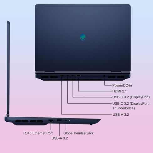 iCarp Customized Laptop Made with Dell Alienware 16X Aurora Gaming AI Laptop 16" WQXGA 240Hz Intel 24-core Ultra 9 275HX 16GB/32GB/64GB DDR5 512GB/1TB/2TB/4TB SSD GeForce RTX 5070 WiFi 7 Win11 Pro in Kuwait