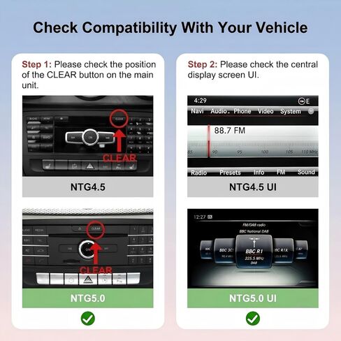 Carplay Radio 10.25'' Touchscreen NTG 5.0 for Mercedes Benz C/GLC W205 X253 in Saudi Arabia