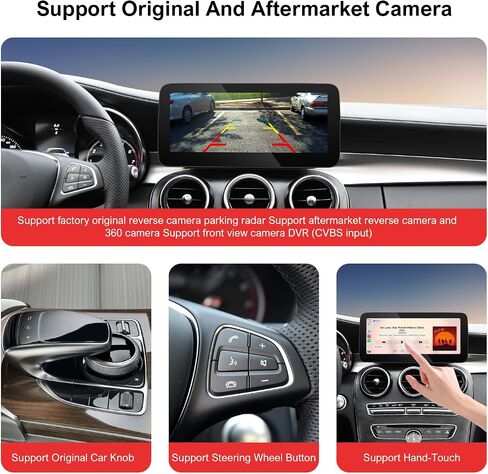 Carplay Radio 10.25'' Touchscreen NTG 5.0 for Mercedes Benz C/GLC W205 X253 in Saudi Arabia