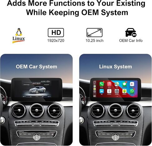 Carplay Radio 10.25'' Touchscreen NTG 5.0 for Mercedes Benz C/GLC W205 X253 in Saudi Arabia
