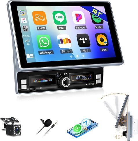 Double Din Touchscreen Car Radio Stereo with Wireless Carplay&Android Auto in Saudi Arabia