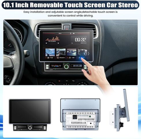 Double Din Touchscreen Car Radio Stereo with Wireless Carplay&Android Auto in Saudi Arabia