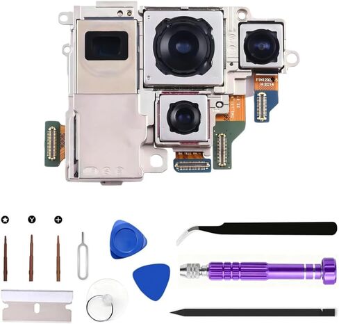 OEM Galaxy S23Ultra Main Rear Camera Replacement Original for Samsung Galaxy S23 Ultra 5G SM-G918U SM-G918U1 Back Camera Module Part Repair with Tools（US Version in Saudi Arabia