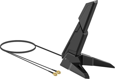 WiFi 6E Tri-Band Antenna Magnetic Base Shark Fin PC Gaming RP-SMA Antenna in Kuwait