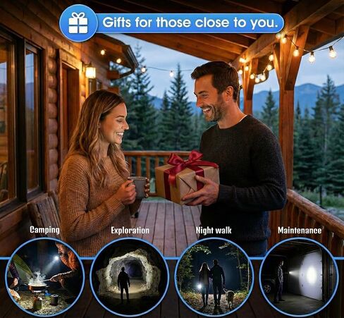 SuperFire Tactical Flashlight Rechargeable, 3000 Lumens Powerful Zoomable LED Flashlight, USB-C Charging & IP44 Waterproof with 5 Modes for Camping, Hiking, Emergency, Home Use in Saudi Arabia