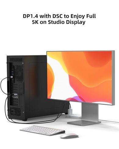 DisplayPort to USB C Cable 4K60Hz, 6.6ft for Studio Display, Wacom in Saudi Arabia