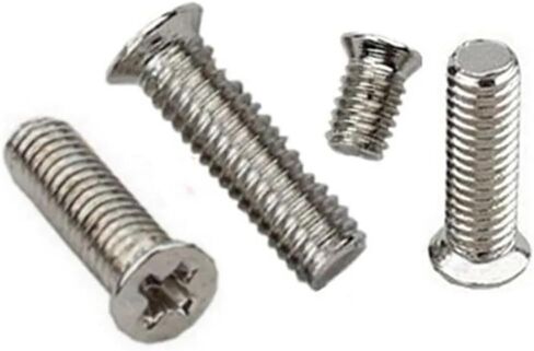 304 Steel M6 Screw Small Head Screw Thin Countersunk Head Dia 7.8 9 10mm Electronic Phone Computer Screw Bolt Thinner Drive(M6X15X7.8) in Saudi Arabia