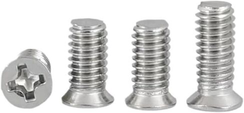 304 Steel M6 Screw Small Head Screw Thin Countersunk Head Dia 7.8 9 10mm Electronic Phone Computer Screw Bolt Thinner Drive(M6X15X7.8) in Saudi Arabia